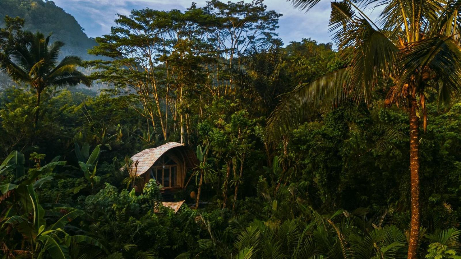 Vila Arcada Bali Bamboo House Sidemen  Exteriér fotografie