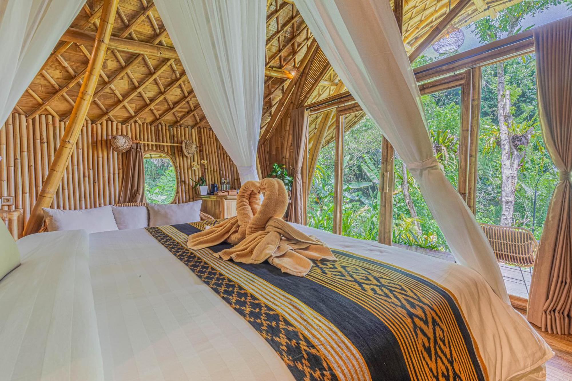 Vila Arcada Bali Bamboo House Sidemen  Exteriér fotografie