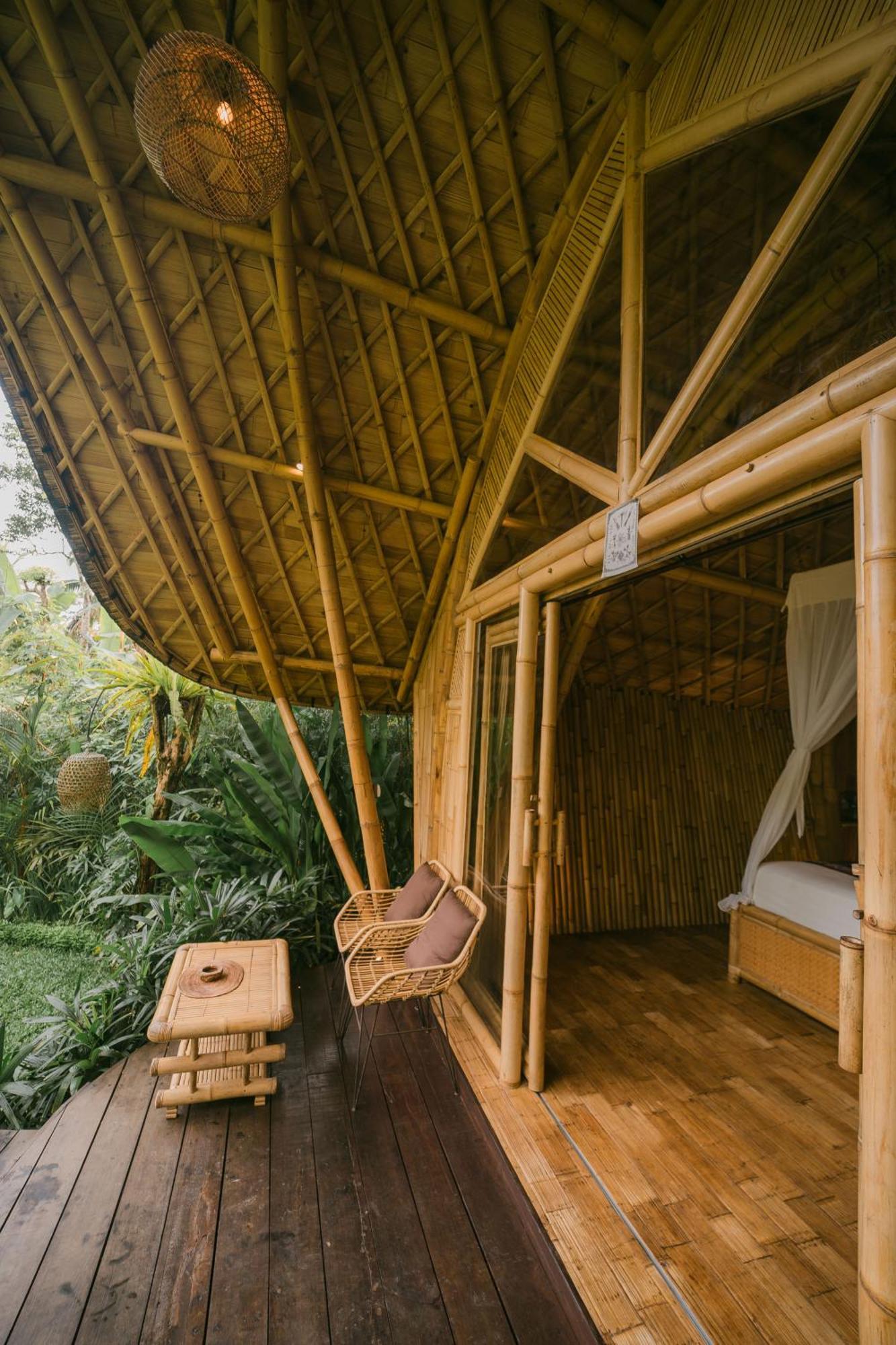 Vila Arcada Bali Bamboo House Sidemen  Exteriér fotografie