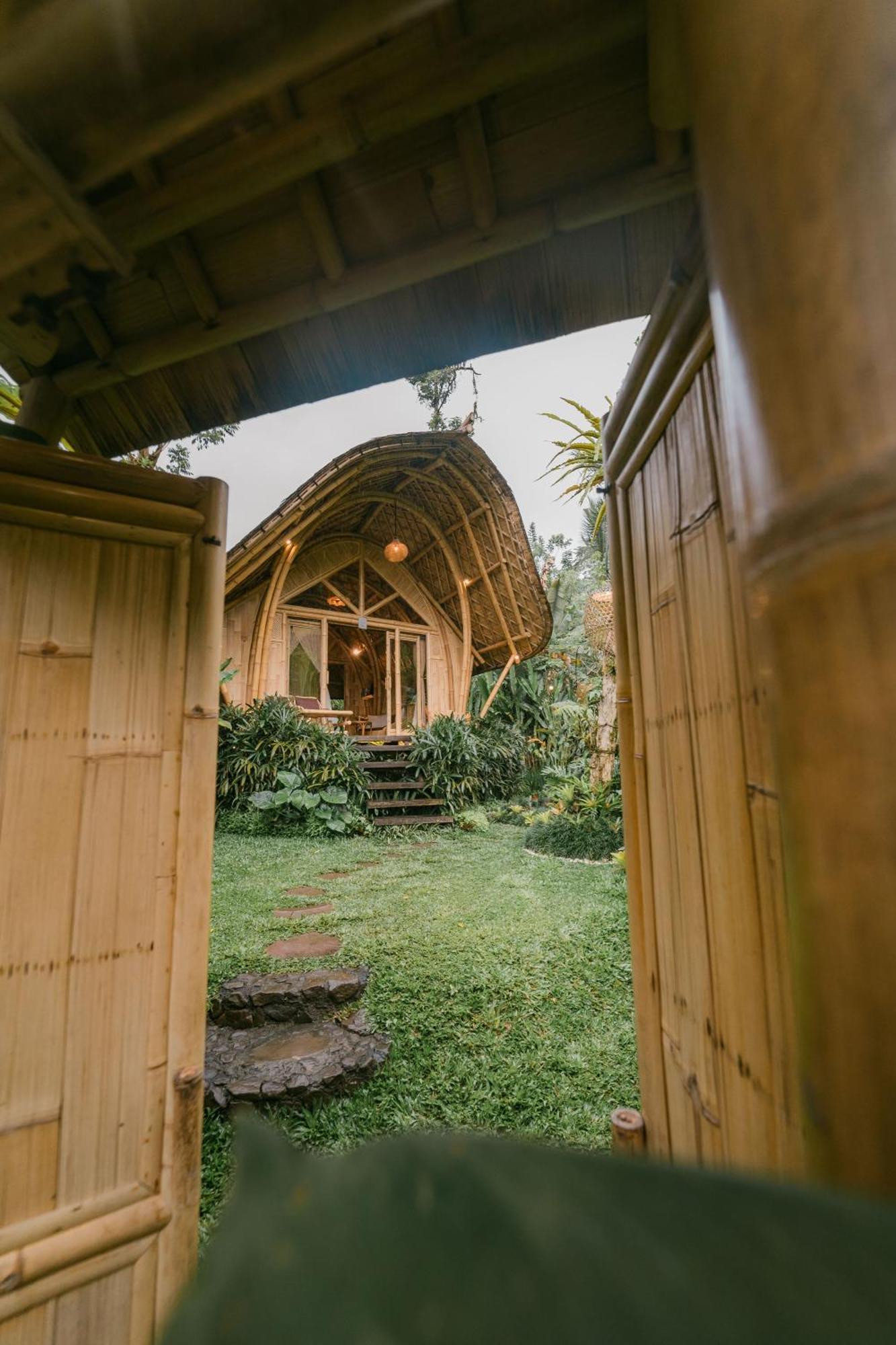 Vila Arcada Bali Bamboo House Sidemen  Exteriér fotografie
