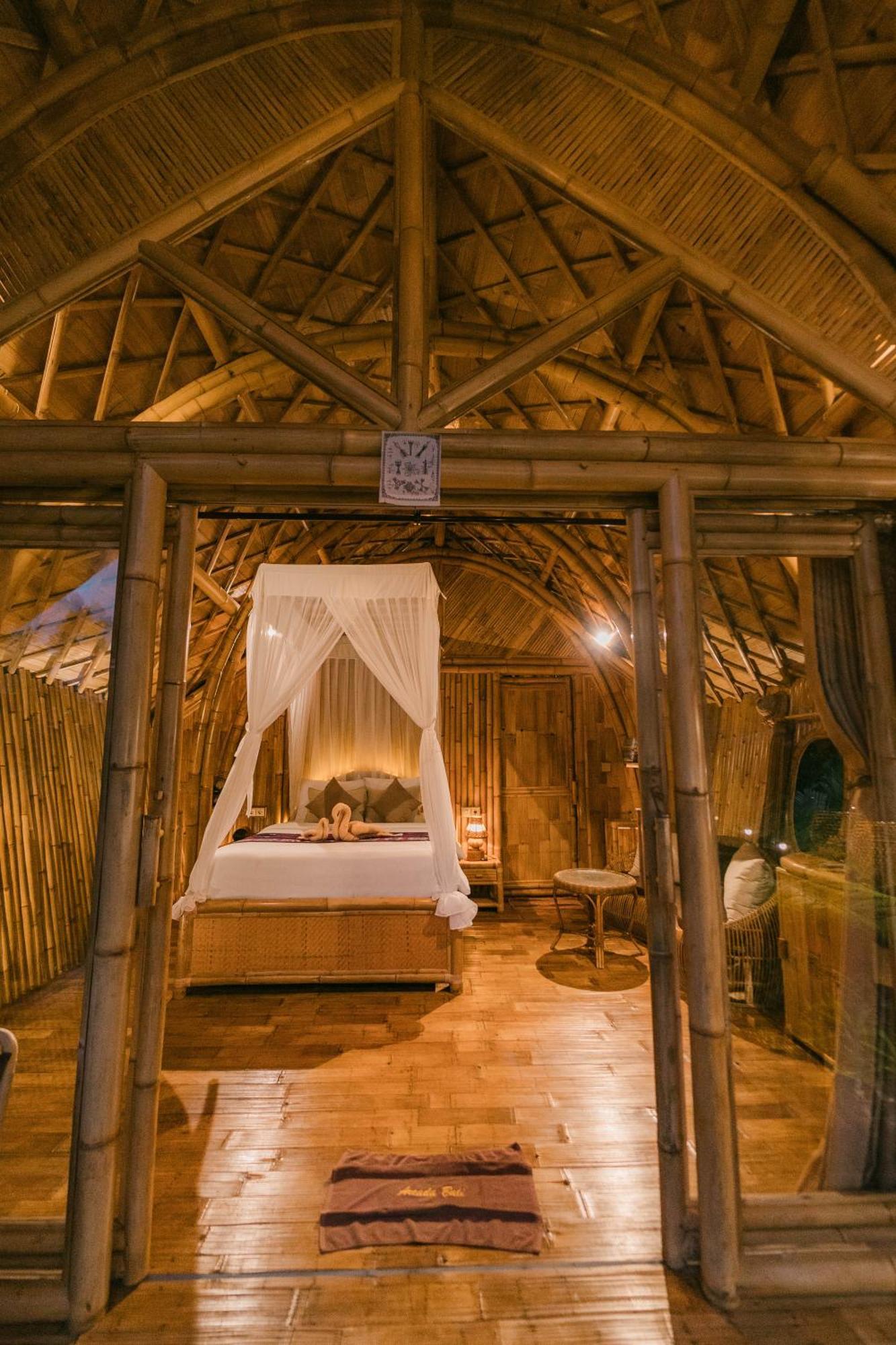 Vila Arcada Bali Bamboo House Sidemen  Exteriér fotografie