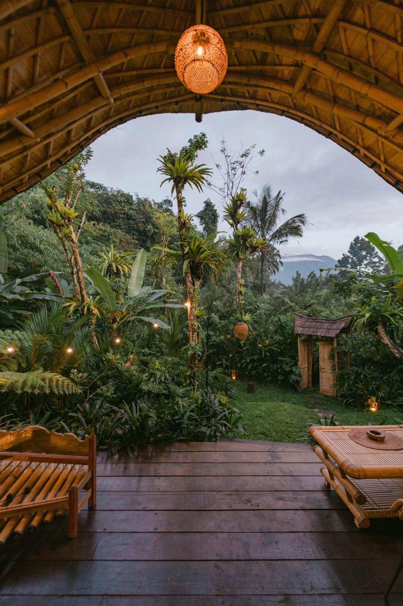 Vila Arcada Bali Bamboo House Sidemen  Exteriér fotografie