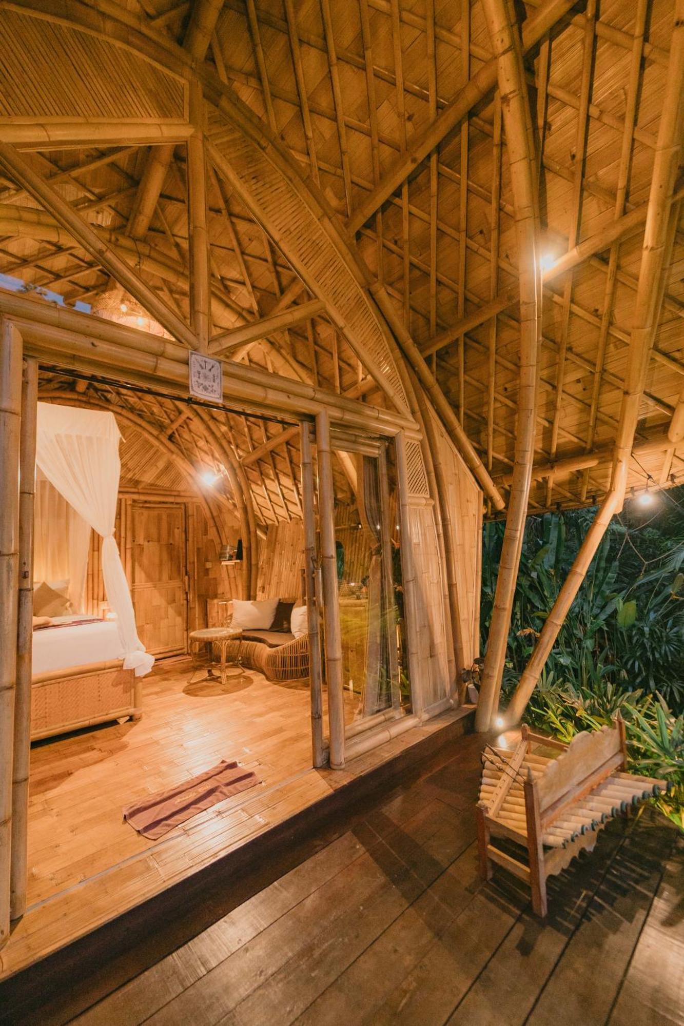 Vila Arcada Bali Bamboo House Sidemen  Exteriér fotografie