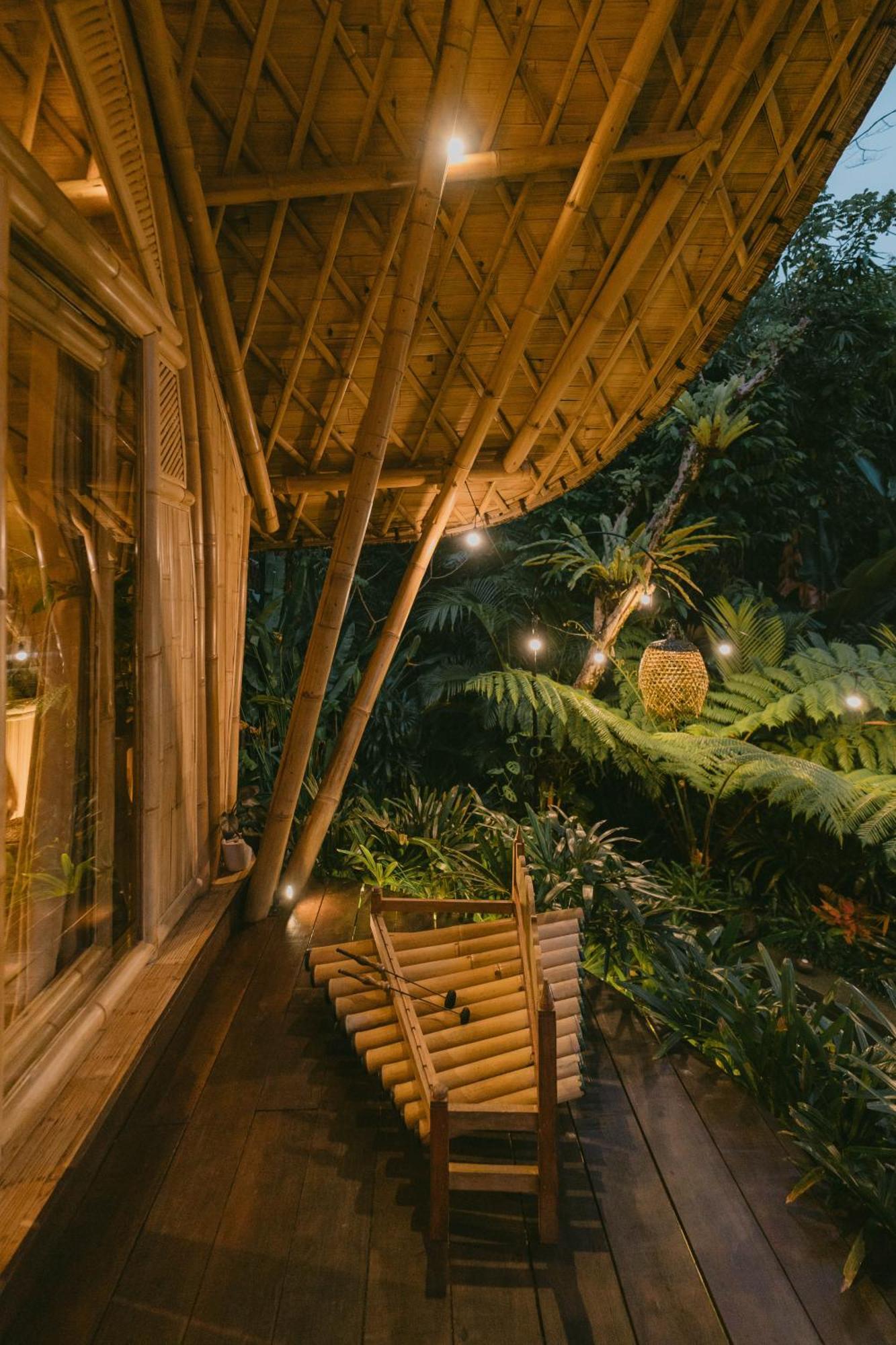 Vila Arcada Bali Bamboo House Sidemen  Exteriér fotografie