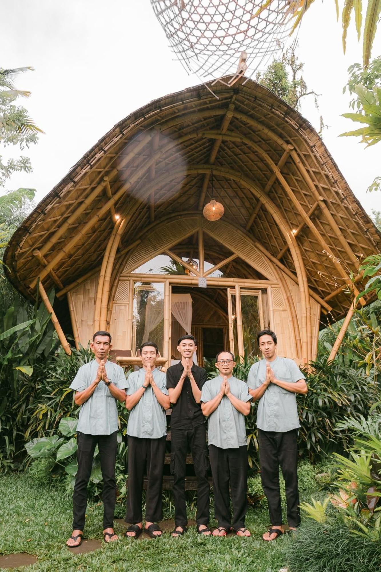 Vila Arcada Bali Bamboo House Sidemen  Exteriér fotografie