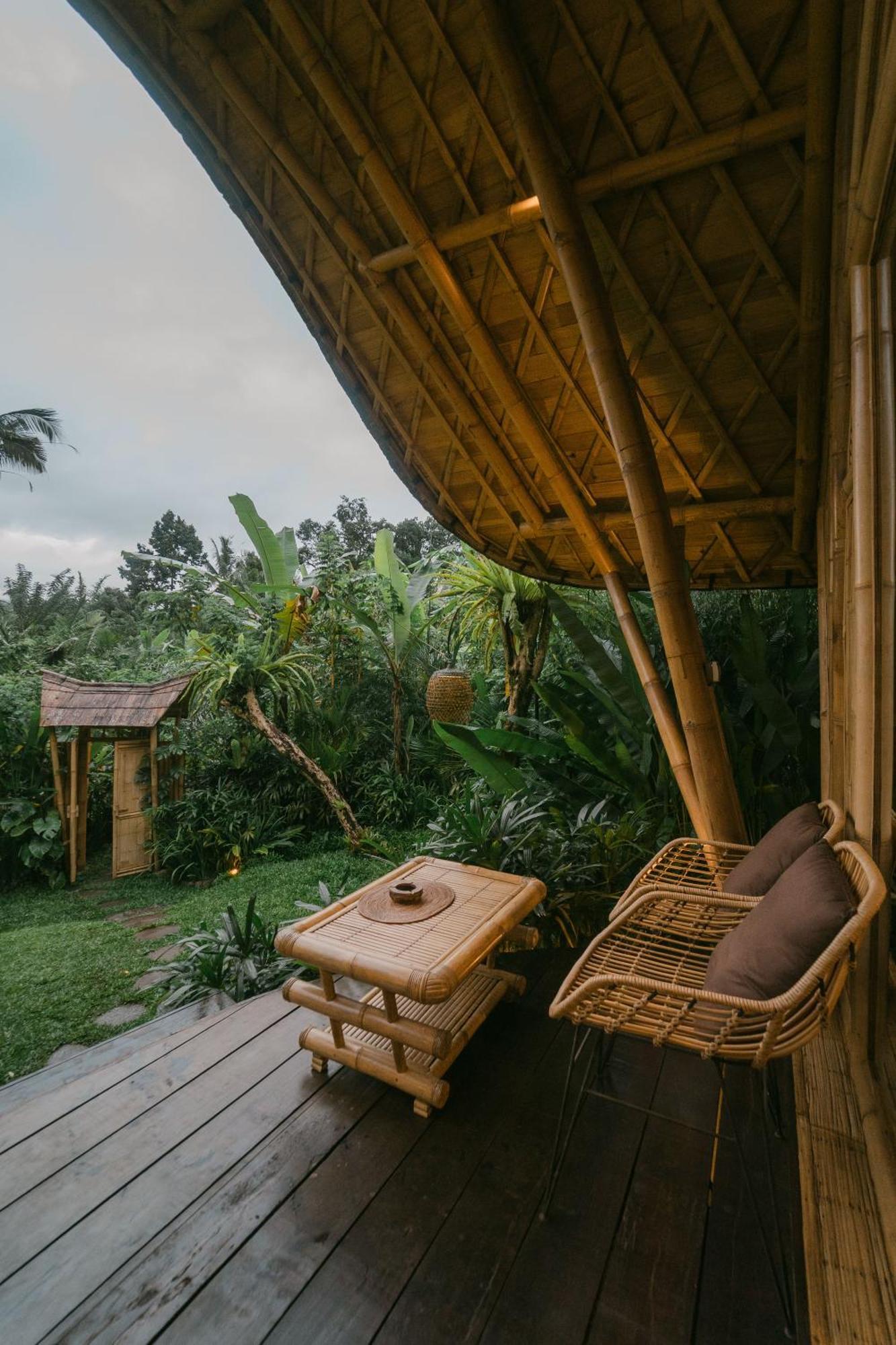 Vila Arcada Bali Bamboo House Sidemen  Exteriér fotografie