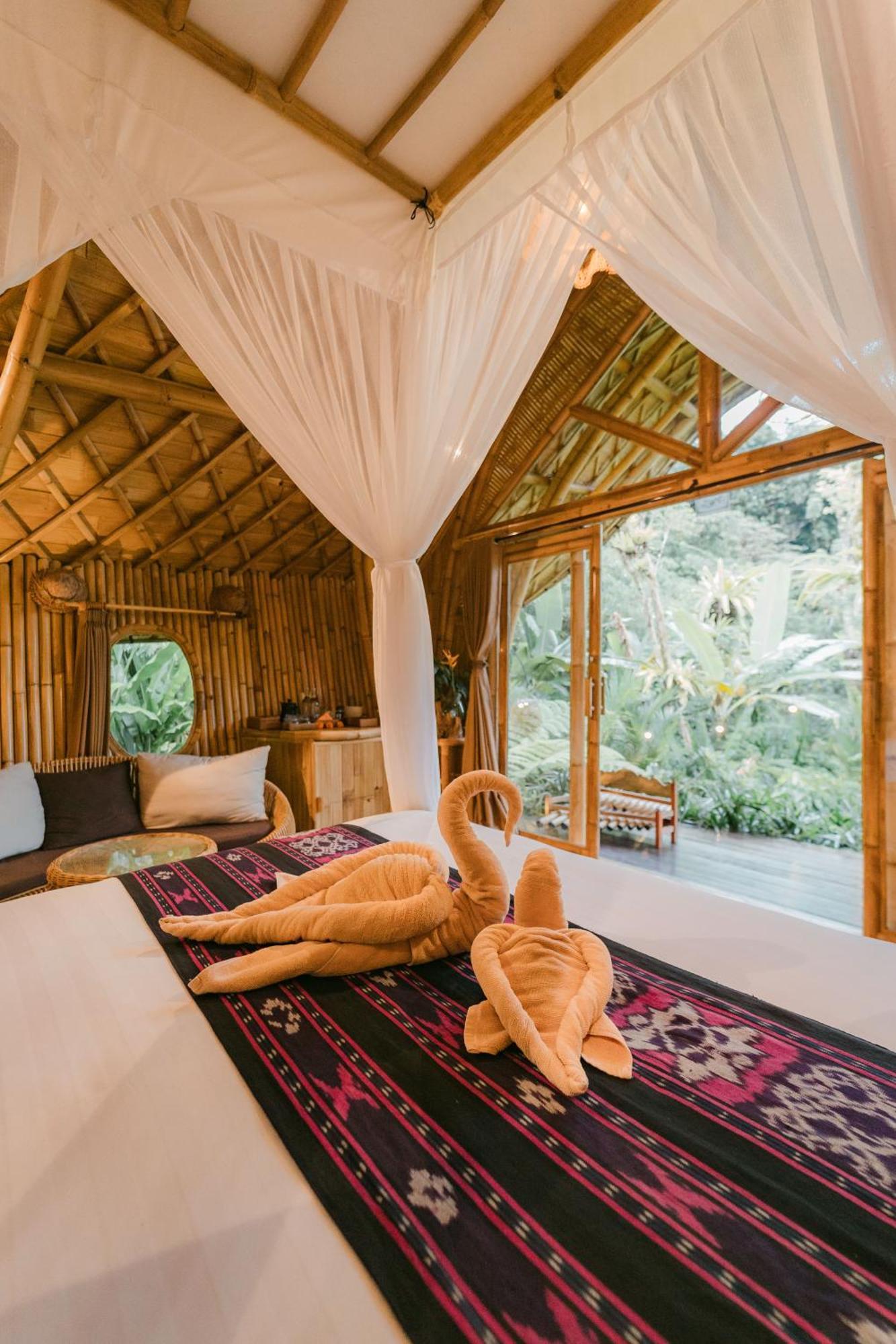 Vila Arcada Bali Bamboo House Sidemen  Exteriér fotografie
