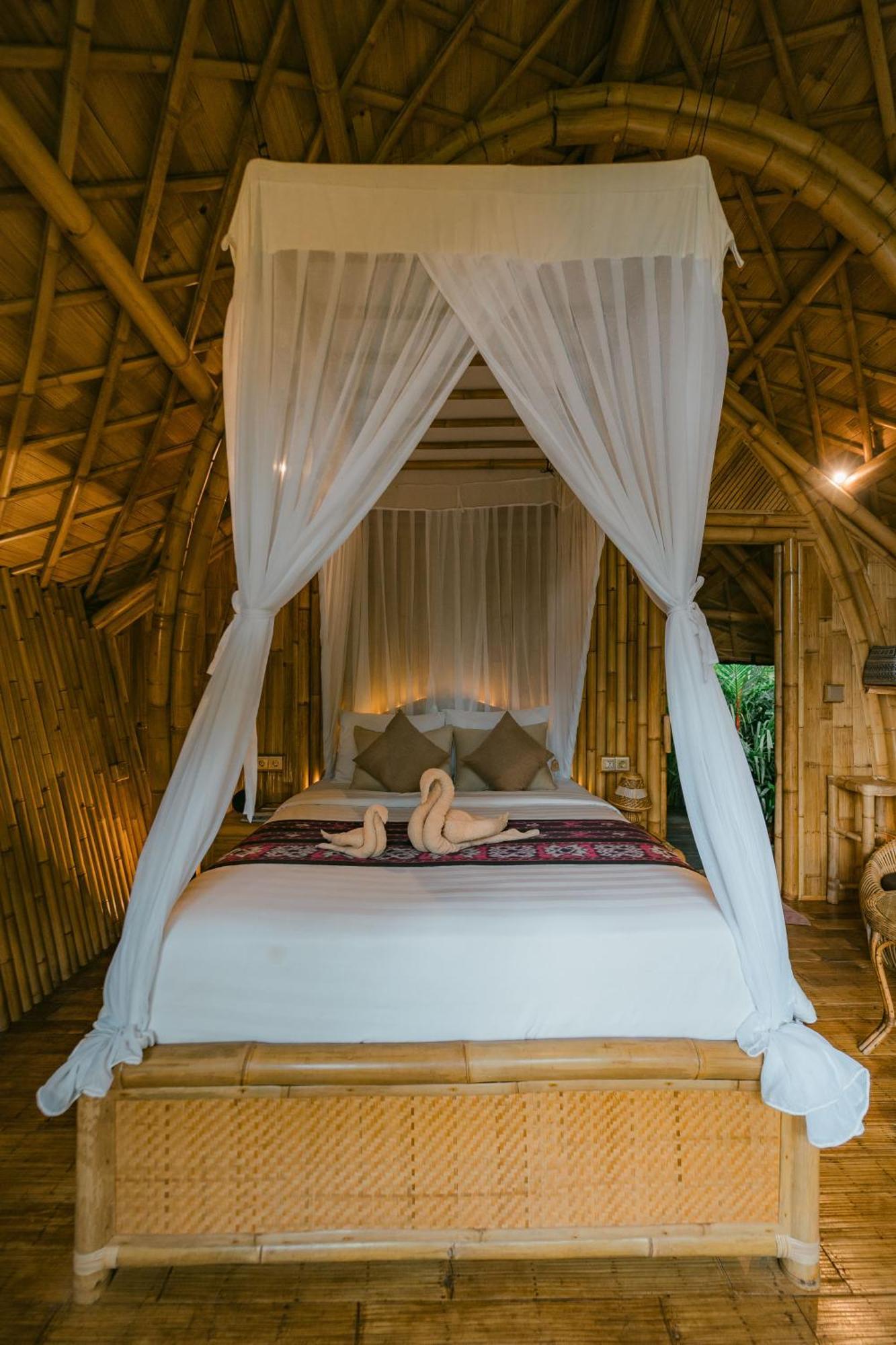 Vila Arcada Bali Bamboo House Sidemen  Exteriér fotografie