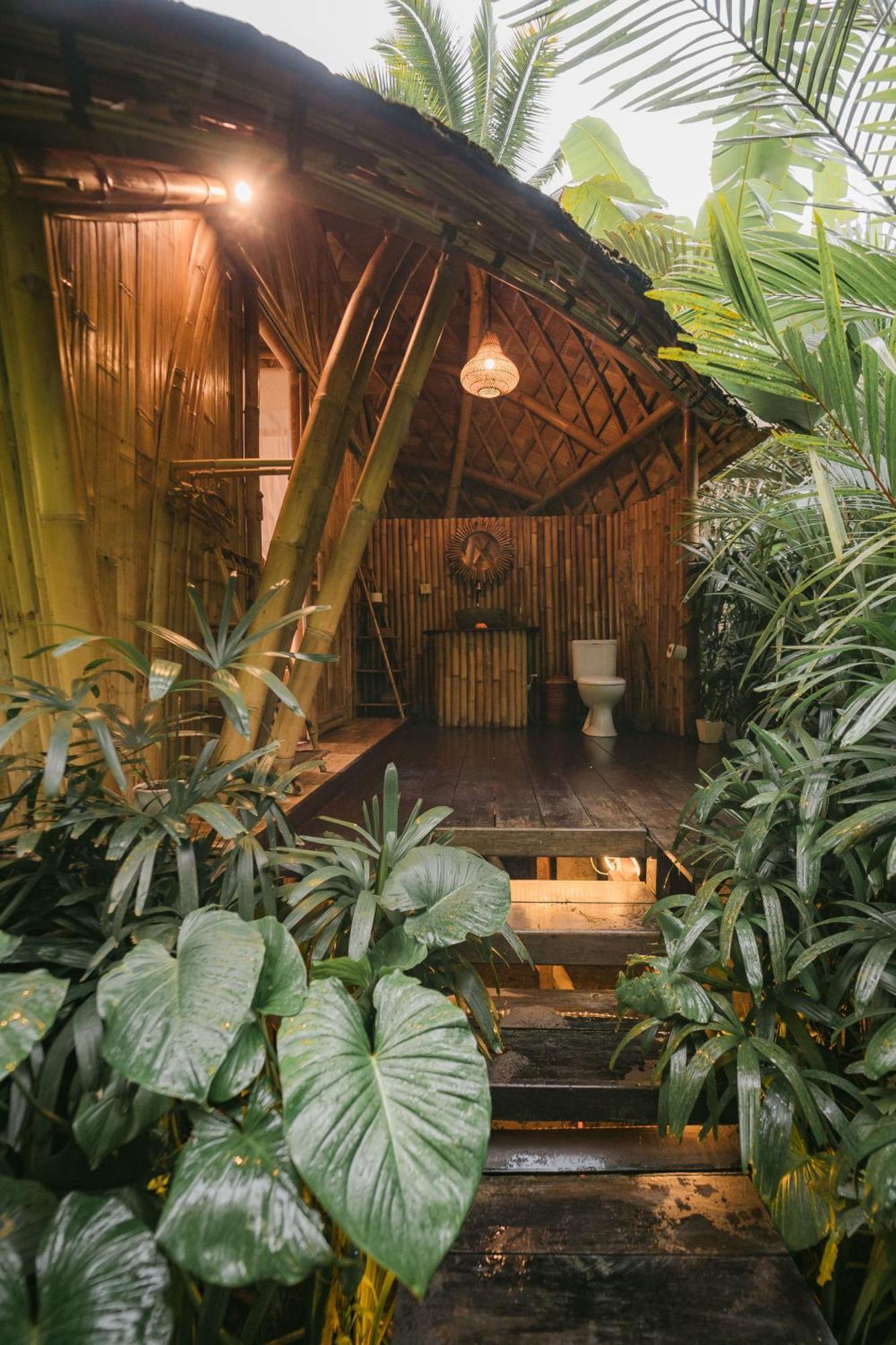 Vila Arcada Bali Bamboo House Sidemen  Exteriér fotografie