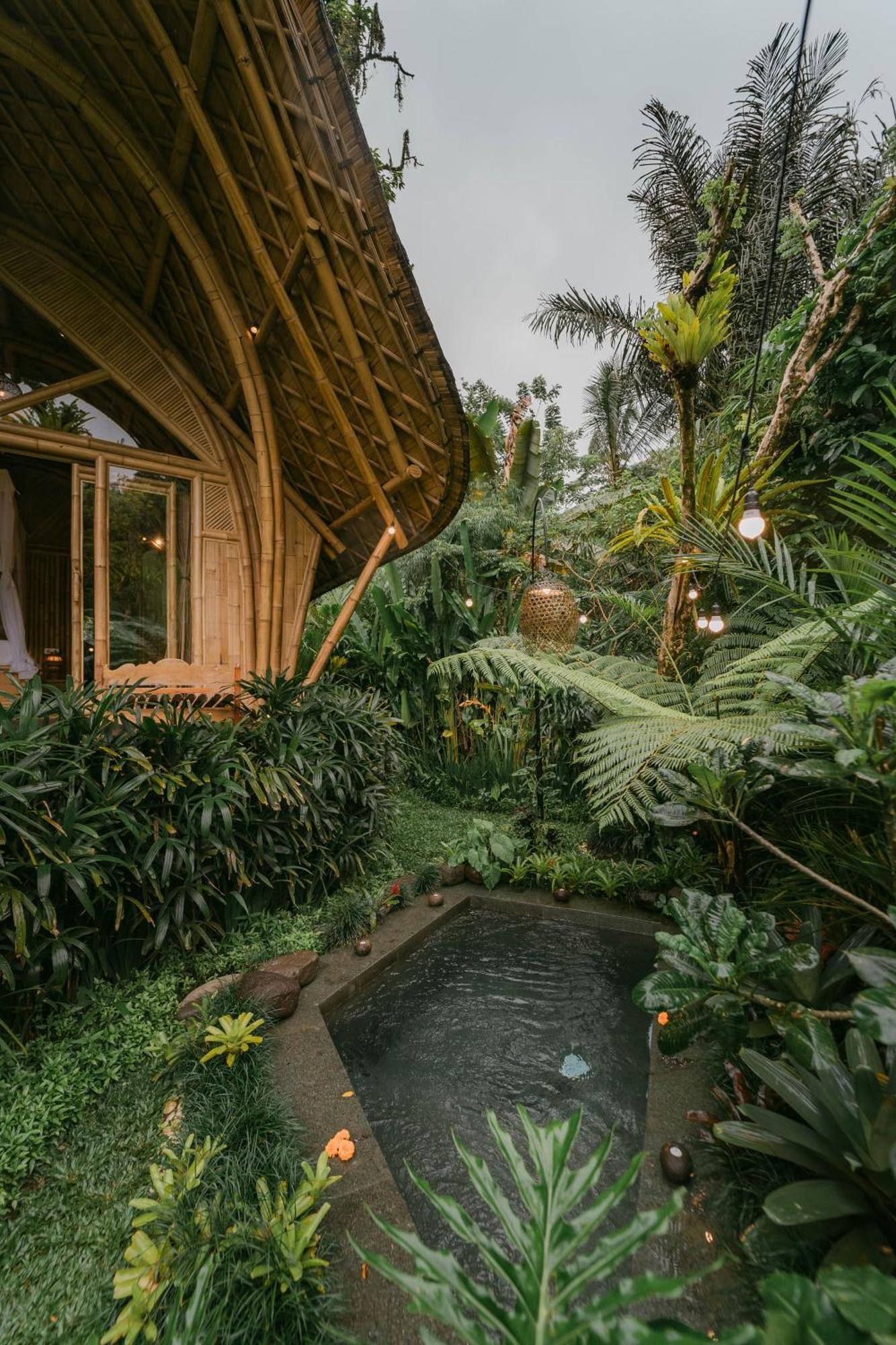 Vila Arcada Bali Bamboo House Sidemen  Exteriér fotografie