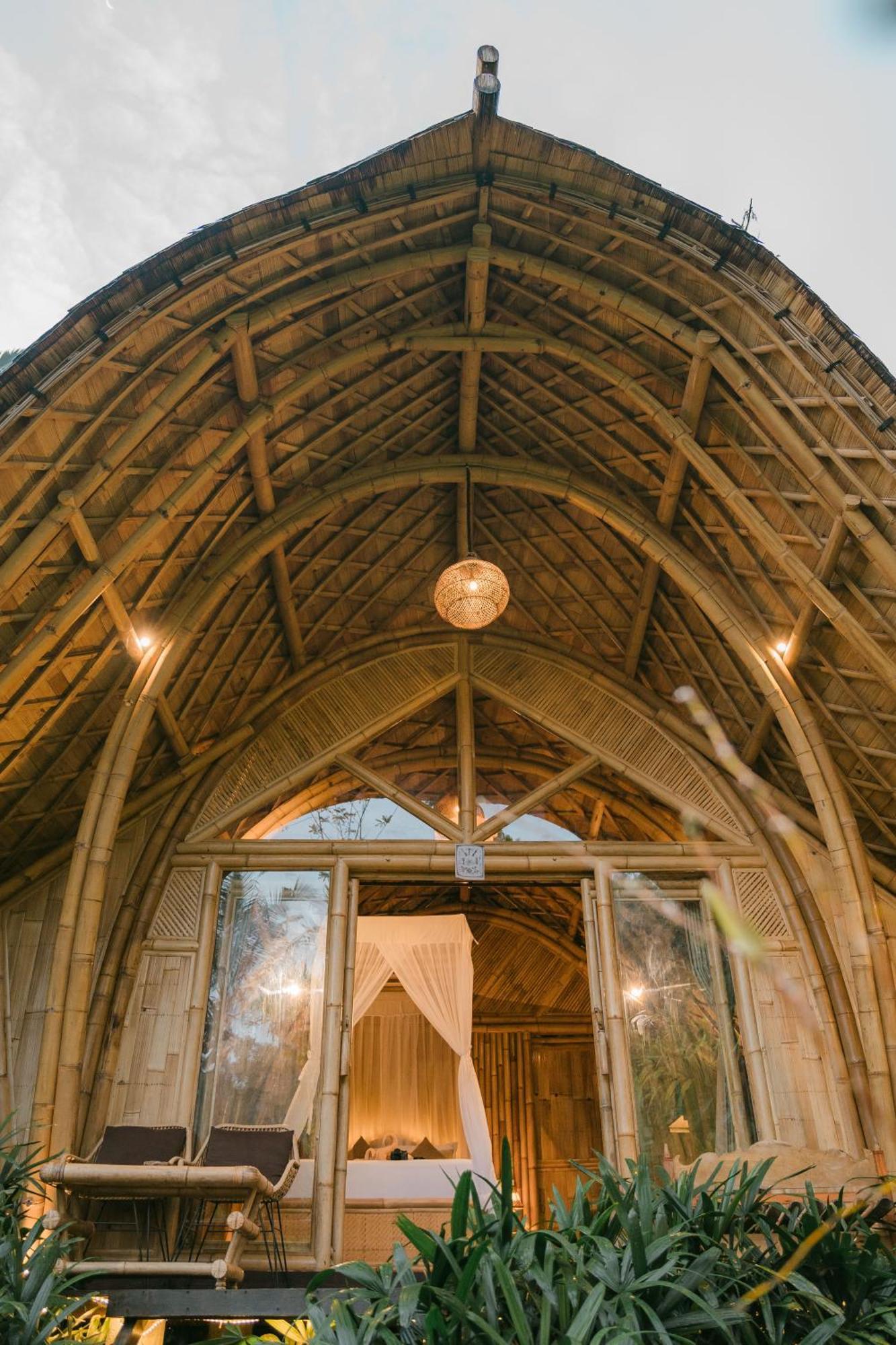 Vila Arcada Bali Bamboo House Sidemen  Exteriér fotografie