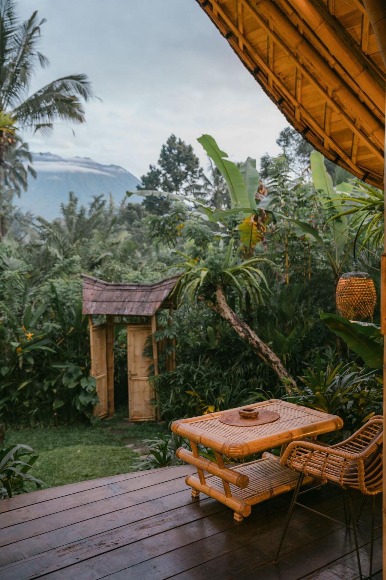 Vila Arcada Bali Bamboo House Sidemen  Exteriér fotografie