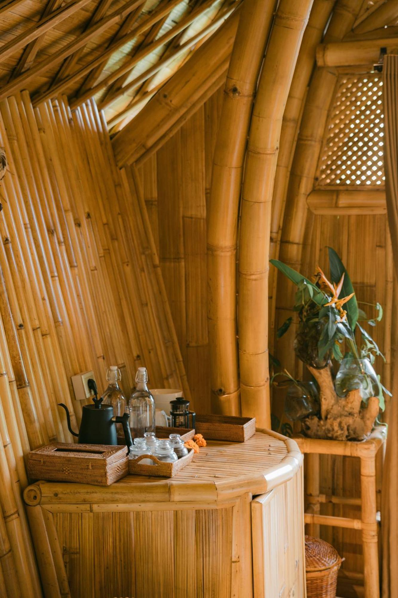Vila Arcada Bali Bamboo House Sidemen  Exteriér fotografie