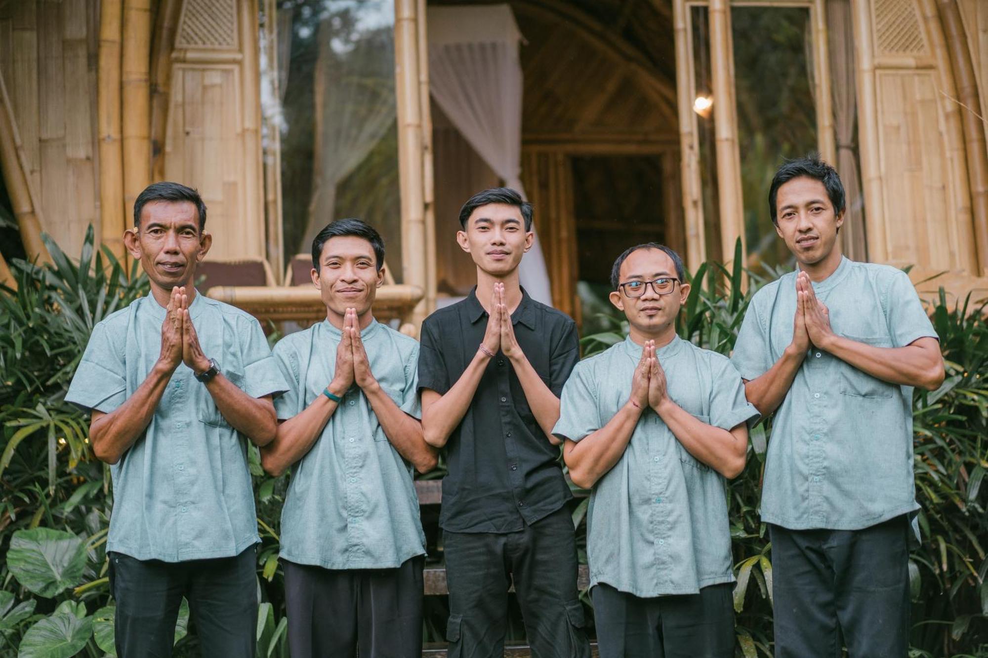 Vila Arcada Bali Bamboo House Sidemen  Exteriér fotografie